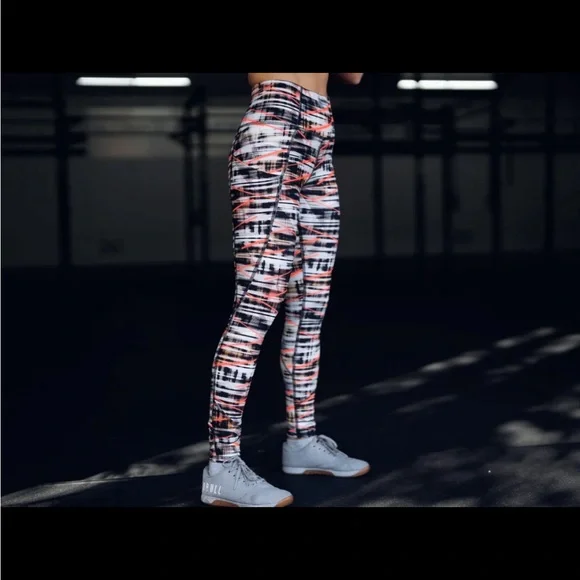 2POOD GALAXY LEGGINGS - orange excellent like new condition - Picture 2 of 4